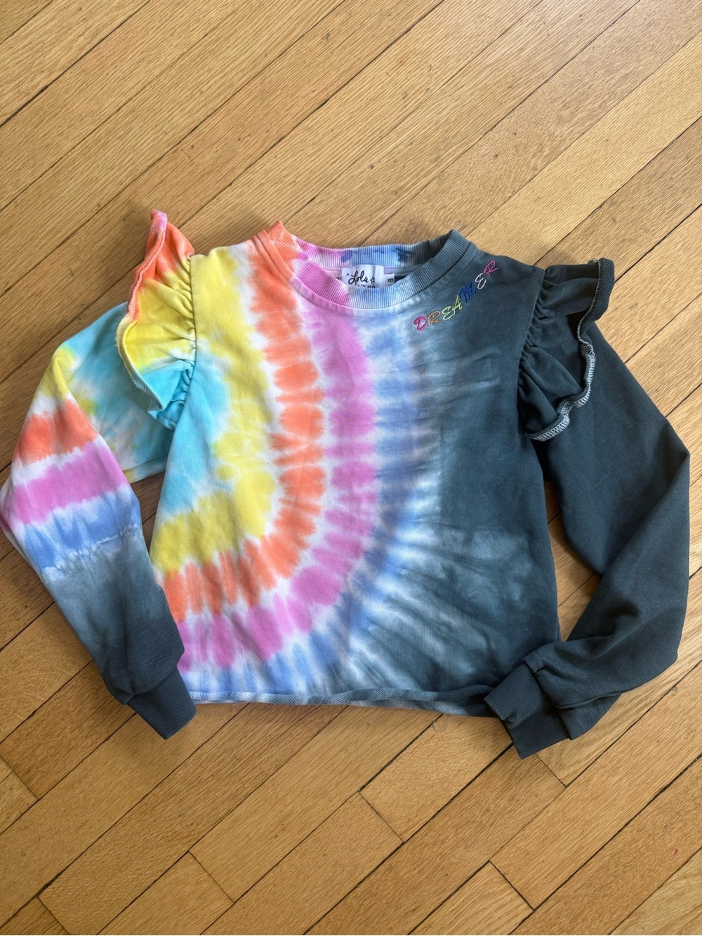 Lola And The Boys Tie Dye Dreamer Sweatshirt Size 8